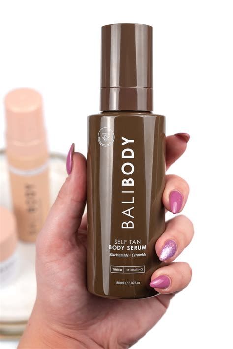 bali body self tanning serum.